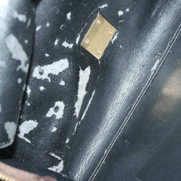 CELINE Trapeze Hand Bag Leather 2way Brown Auth hk1137 - Picture 11 of 16